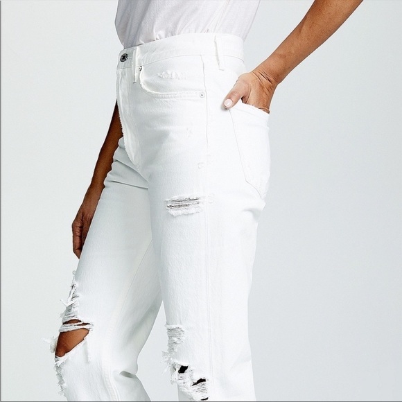 Agolde Women's Cream Jeans - Picture 3 of 16